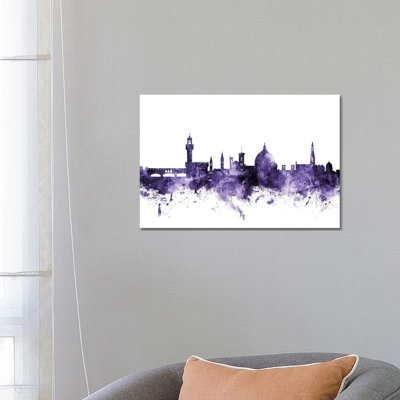 Florence, Italy Skyline by Michael Tompsett - 1 Piece Wrapped Canvas Painting
