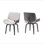 Chaise de salle à manger de style Mid-Century moderne - pivotante à 360 ° (ensemble de 2), revêtement en similicuir, conception ergonomique pour la cuisine, le bureau et la salle à manger