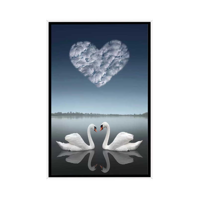Together 1 Piece Wall Art on Canvas, 66.04 cm H x 45.72 cm W, White Framed