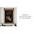 Tableau noir mural en bois
