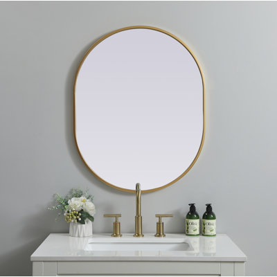 Sabine Metal Pill Wall Mirror