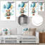 Décoration murale en métal «Nursery Bear Cub Children Dreams II» pour enfants-92736877