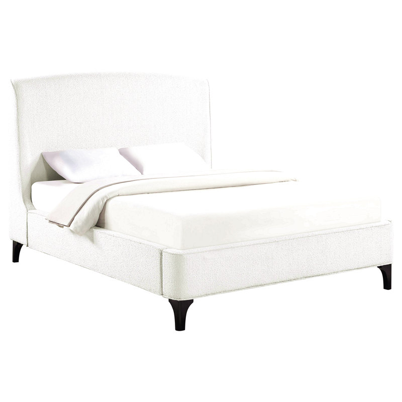 Theodore Snow Upholstered Eastern King Wingback Bed