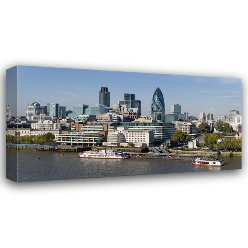 Horizon de Londres, Angleterre, H 25 po x l 48 po