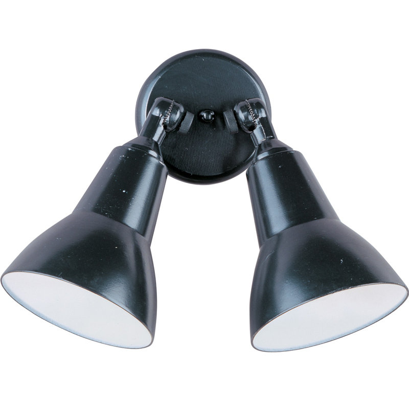 Quitman Outdoor Security Flood Light, Black