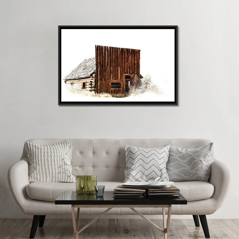 «Ghost Town» par Sarah Kadlecek, impression sur toile tendue sur châssis, H 18 po x l 26 po x P 1,5 po, Toile avec cadre noir