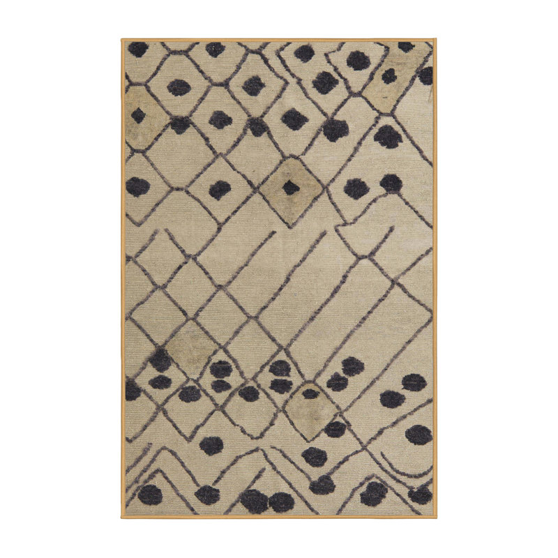 Abstract Indoor Rug, Rectangle 6' x 9'