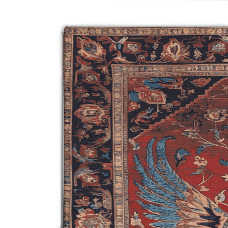 Tapis d'intérieur et d'extérieur brun Persian, Rectangulaire 2 pi x 3 pi