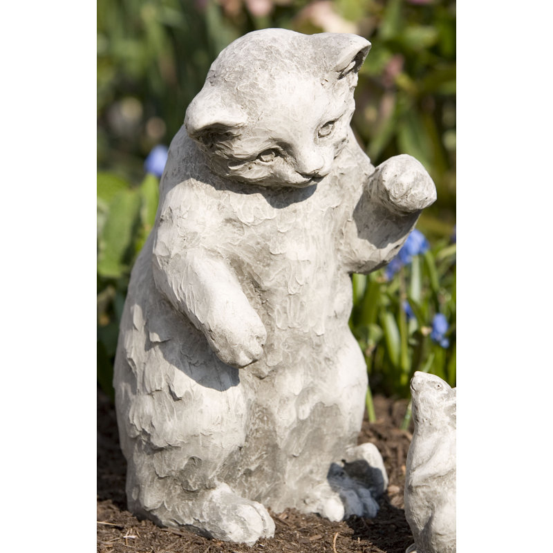 Cat Garden Statue, Graystone