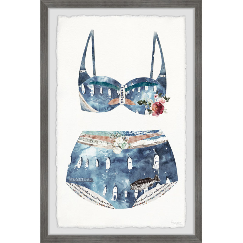 Coastal Swimsuit - cadre photo, H 36 po x l 24 po x P 1,5 po