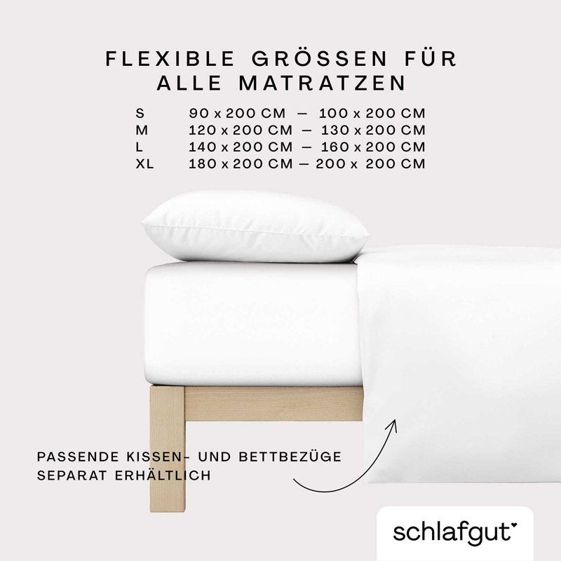 Cool Contact 100% Microfibre Fitted Sheet, L 140 x 200cm - 160 x 200cm, Full White