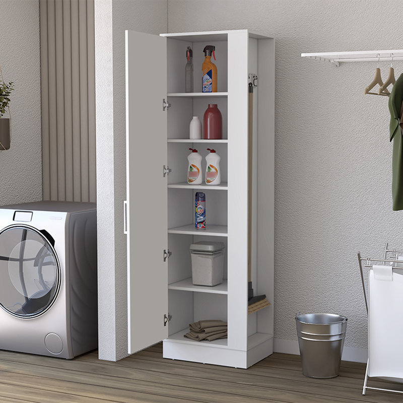 Rekesha Storage Cabinet, Manika, White, Width X 21,10