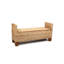 Banc de rangement en osier Akeeb