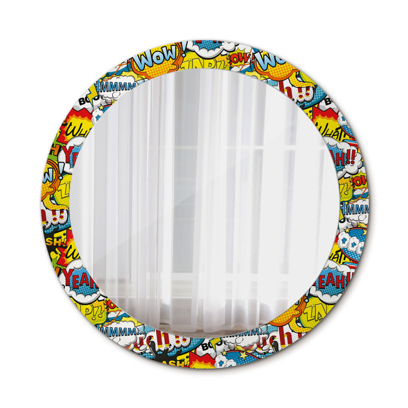 Huldar Glass Flat Wall Mirror