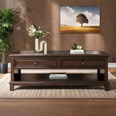 American living room coffee table