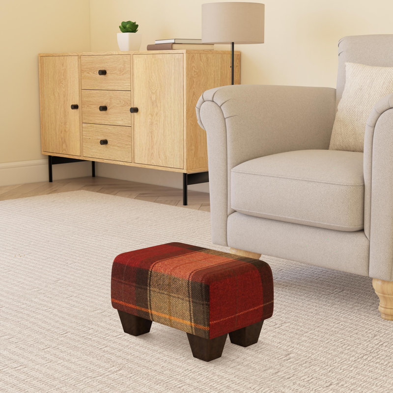 Manufactured Wood Accent Stool, Mahogany