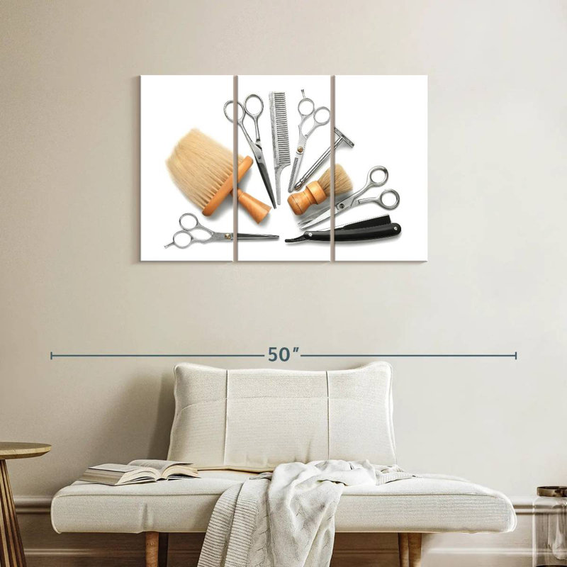 Shuttleworth Barber Set, 24" H x 38" W