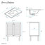 Meuble-lavabo autoportant 24 po en chêne noir avec comptoir noir Bron-1297304509-1297304481-1297304505