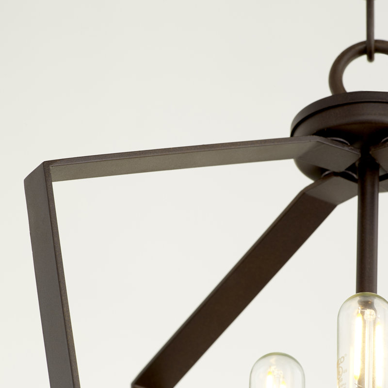 Derrico 3 - Light Lantern Pendant, Oiled Bronze