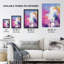 Wall Art Print Bridge of Dreams Abstract Oil Painting Pink Poster
