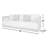 Ensley 90'' Teak Outdoor Patio Sofa