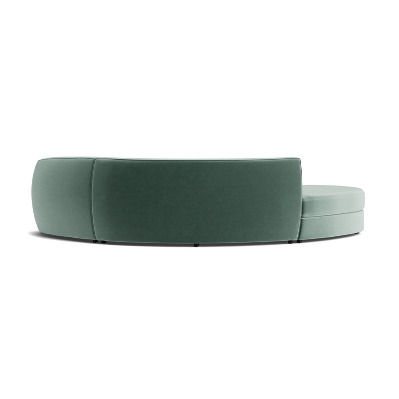 Giselle 3-Piece Right Arm Sectional, Performance Velvet - Jade