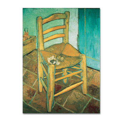 « vincent chaise » par vincent van gogh, reproduction sur toile tendue