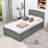 Twin Platform Bed with Trundle-1478878344