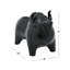 Sculpture Buffalo en porcelaine noire Dorran 11 x 8 x 16-320573384