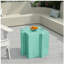Table d'appoint casse-tête de puzzle, table MGO à bord convexe modulaire - acheter simple ou combiner pour des aménagements personnalisés, intérieur et extérieur, couleur vert clair-2041358692