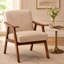 Chaise d'appoint Mid-Century avec accoudoirs Modern-129998473