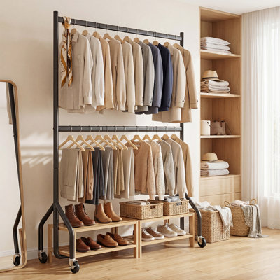 GR012 Rolling Clothing Rack