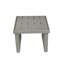 Tables de patio compactes, table d'appoint rustique en bois d'acacia pour la maison extérieure