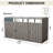 Garbage Bin Shed Stores 3 Trash Cans Metal Outdoor Bin Shed For Garbage Storage,Stainless Galvanized Steel, Bin Shed For Garden Yard Lawn,Grey