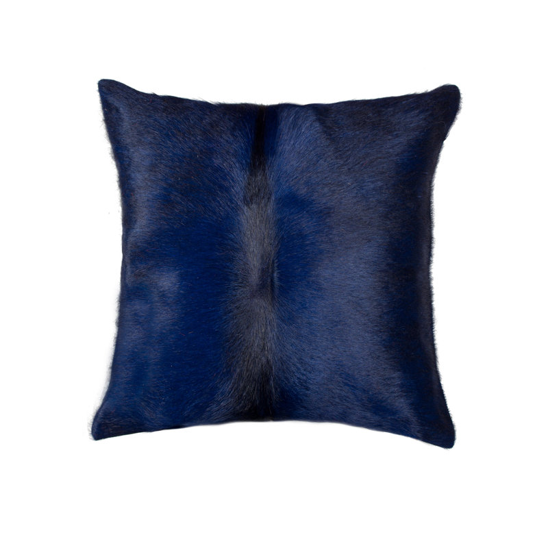 Throw Pillow, 18" H x 18" W, Blue