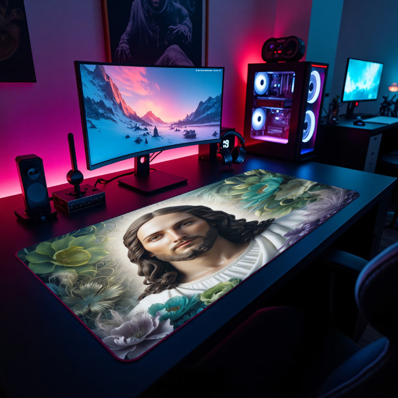 Polyester Desk Pad, 23.6x13.8