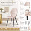 Norred Modern Velvet Dining Chair with Ergonomic Backrest, Set of 4-1653743740
