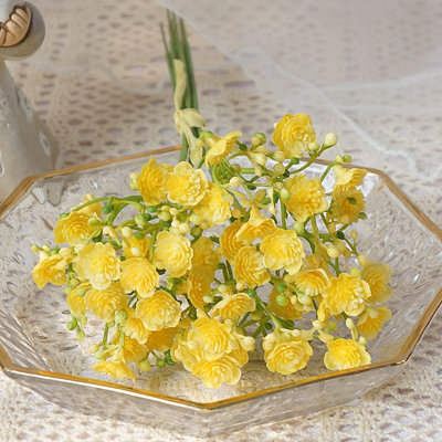 5 bouquets de 42 têtes de fleurs artificielles pour respirer chaque bébé