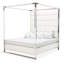 State St. Canopy Bed - Satin White-37314045