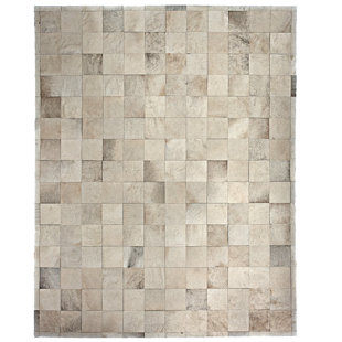 Ares Cowhide Geometric Indoor Rug