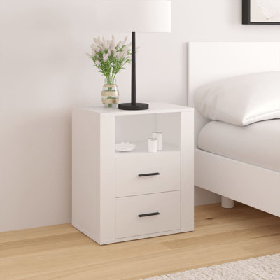 Jannika 50cm W Manufactured Wood Bedside Table