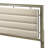 Wood Panel Bed Rustic Beige-795538442