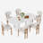 Oval Double Pedestal Kitchen Table Sets-777968128-777968142