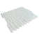 Vasoart White 10.28 In. X 12.52 In. Picket Glossy Glass Mosaic Tile  (9 Sq. Ft./Case)