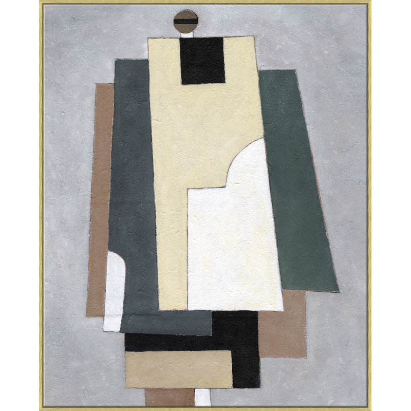 Hommage à Marsden Hartley - peinture, Brun, H 68 po x l 55 po x P 2,625 po