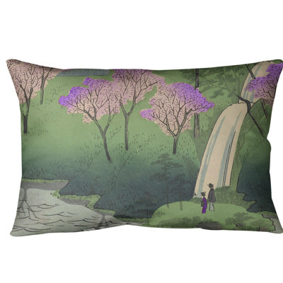 Coussin lombaire chiyogaike étang