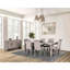Chaise d'appoint 2 pièces de style transitionnel