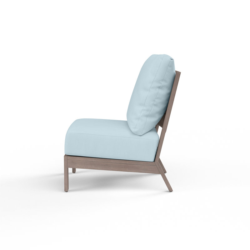 Laguna Outdoor Lounge Chair, Canvas Skyline Sunbrella®