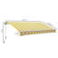Auvent de terrasse rétractable avec auvent à manivelle manuel 12 pi x 10 pi Outsunny-1216406726-1216406725