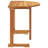  Balcony Table Brown Solid Acacia Wood Medium Foldable